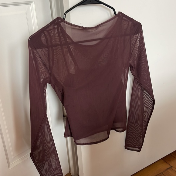 Abercrombie mesh long sleeve top - Picture 3 of 3